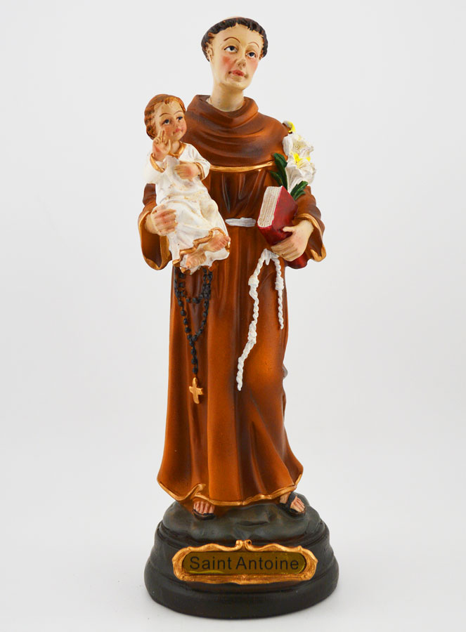 Statue de Saint Antoine de Padoue 20cm (pic 1)