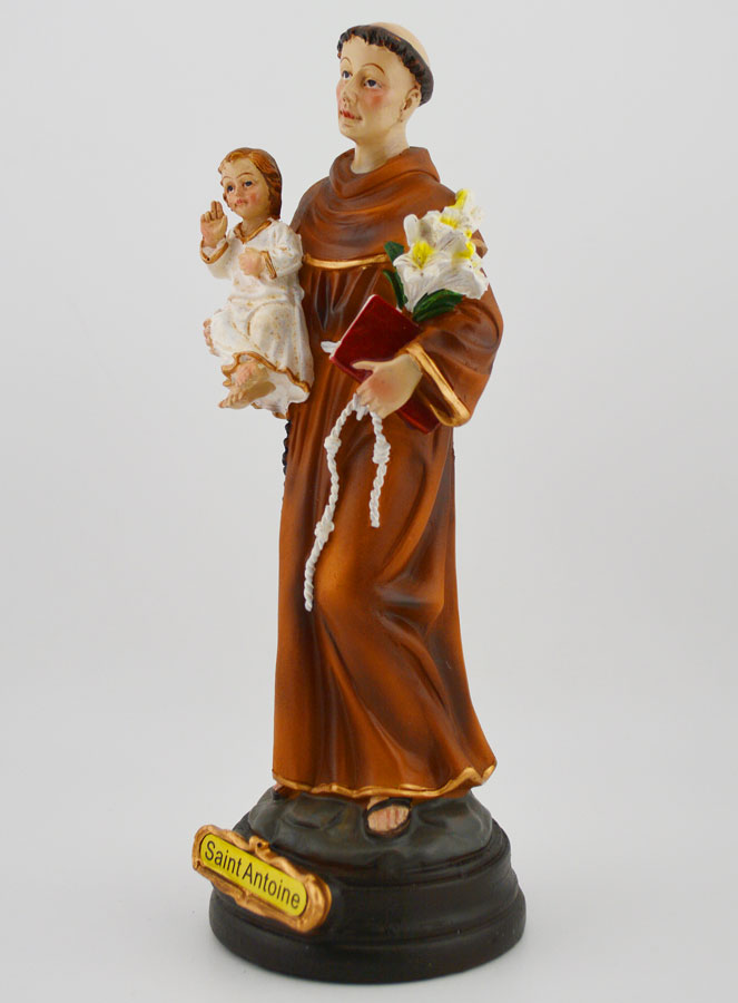 Statue de Saint Antoine de Padoue 20cm (pic 2)