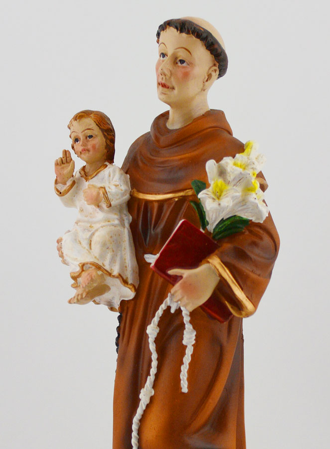 Statue de Saint Antoine de Padoue 20cm (pic 4)