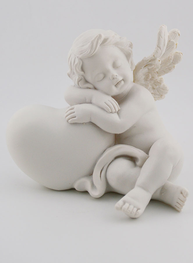 Statue Ange sur Coeur - Lot de 2 (pic 3)