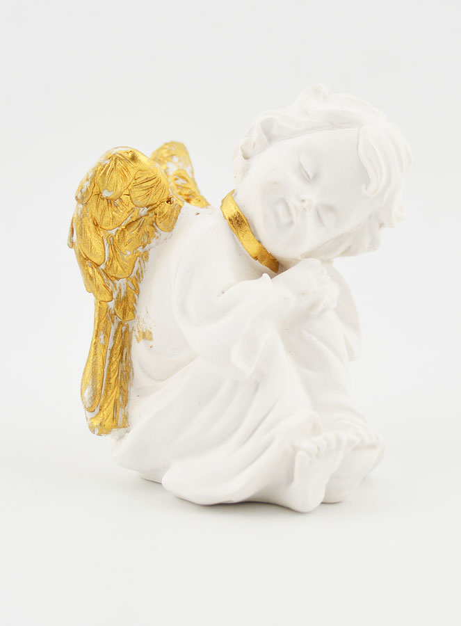 Ange Assis 6,5cm - Décoration de Noël (pic 1)