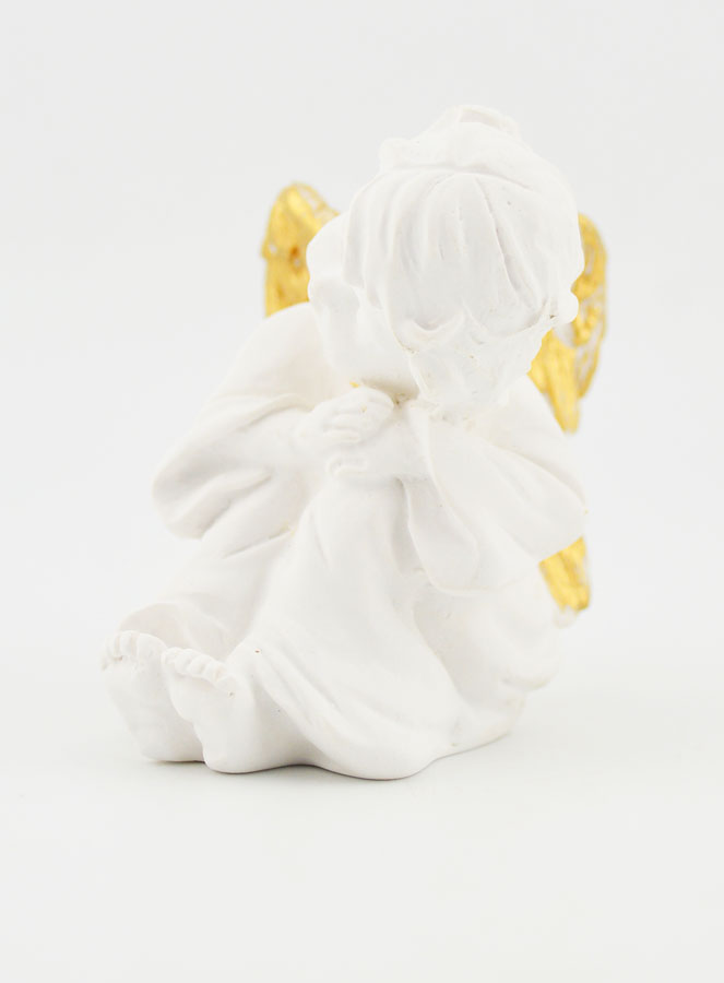 Ange Assis 6,5cm - Décoration de Noël (pic 3)