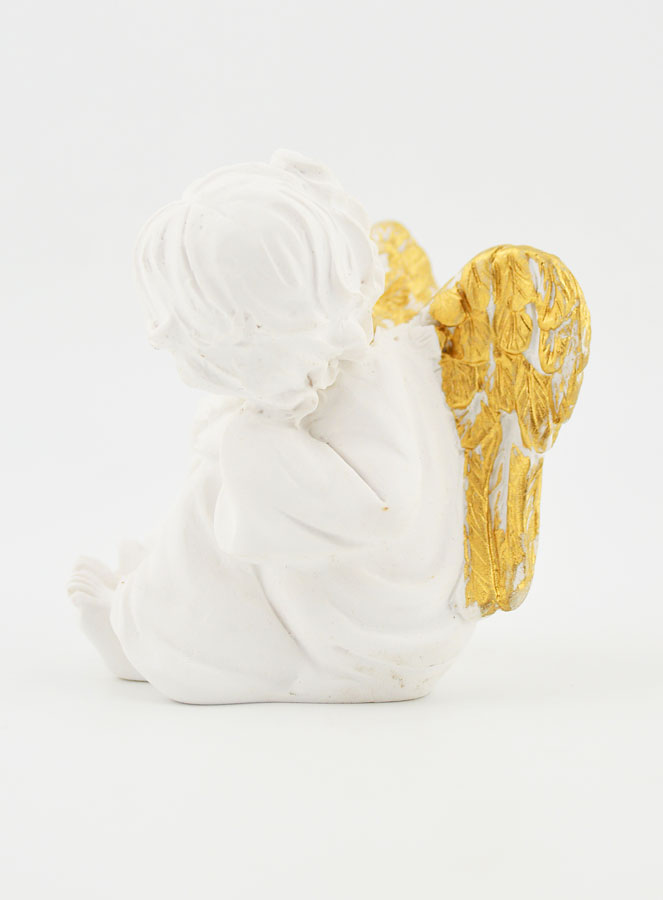 Ange Assis 6,5cm - Décoration de Noël (pic 4)