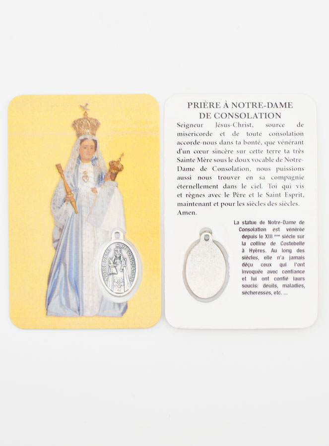 Carte de Prière & Médaille - Notre Dame de Consolation (pic 3)