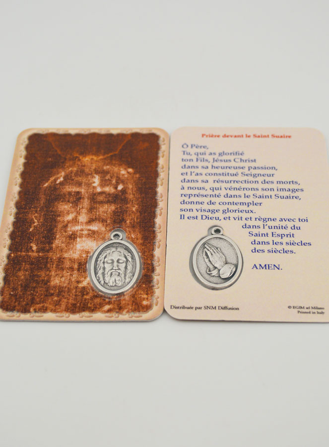 Carte de Prière & Médaille - Saint Suaire (pic 4)