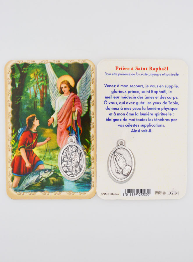 Carte de Prière & Médaille - Saint Raphaël (pic 3)