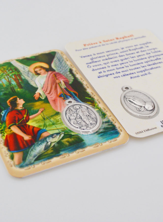 Carte de Prière & Médaille - Saint Raphaël (pic 4)