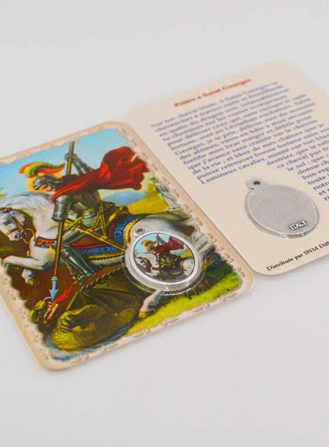Carte de Prière & Médaille - Saint Georges (pic 4)