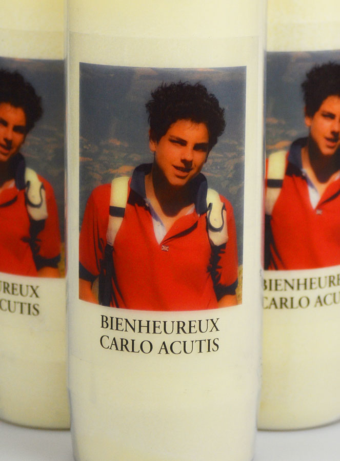 Lot de 3 Bougies de Neuvaine à Carlo Acutis (pic 3)
