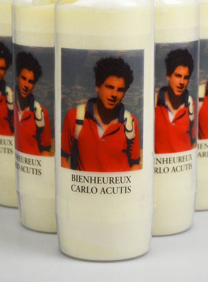 Lot de 6 Bougies de Neuvaine à Carlo Acutis (pic 3)