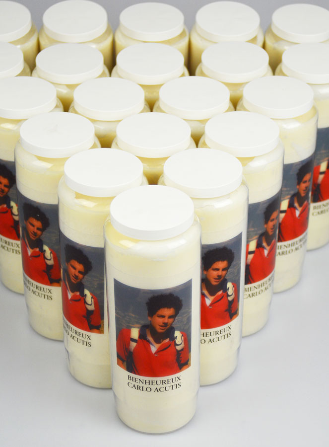Lot de 20 Bougies de Neuvaine à Carlo Acutis (pic 4)