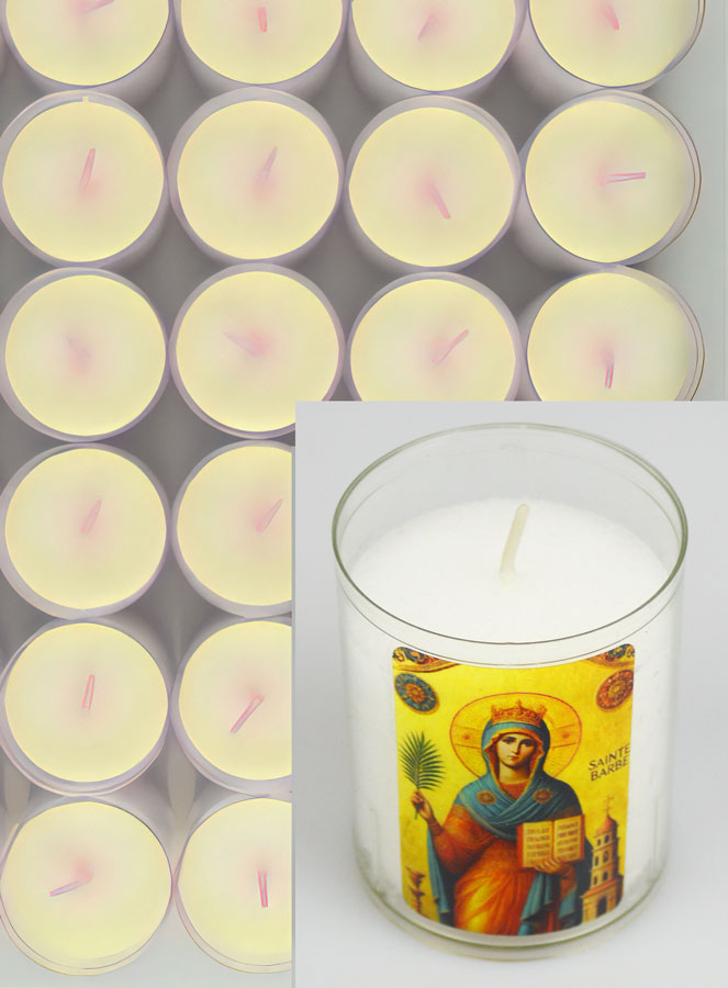 Lot de 10 Bougies Veilleuses Sainte Barbe (pic 4)