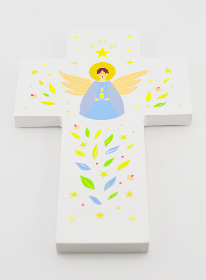 Croix en Bois Louanges - Ange Gardien (pic 2)