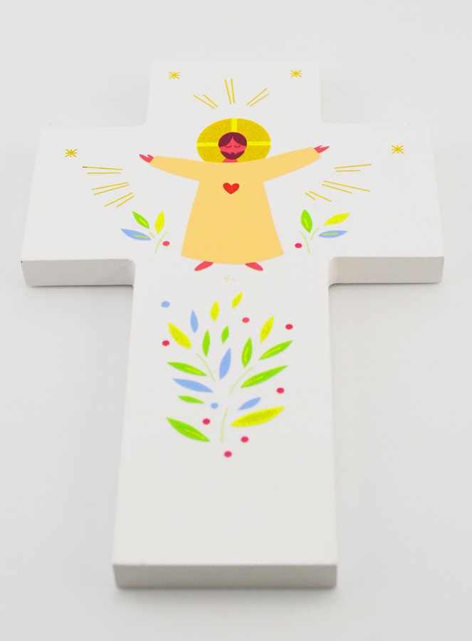 Croix en Bois Louanges - Sacré Coeur de Jésus (pic 2)