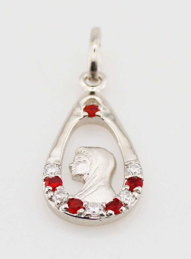 Médaille Goutte Ajourée Vierge Marie (pic 2)