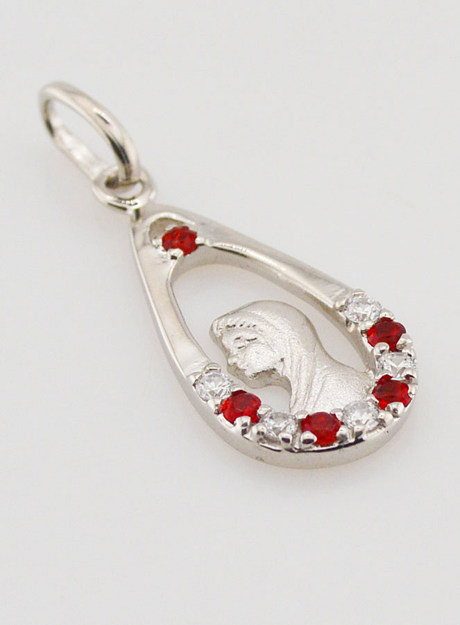 Médaille Goutte Ajourée Vierge Marie (pic 3)