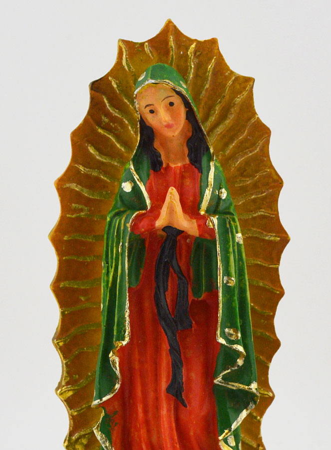 Statue Religieuse de Notre Dame de Guadalupe - 12cm (pic 3)
