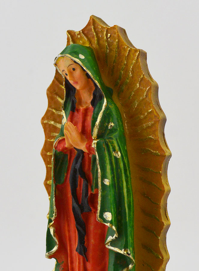Statue Religieuse de Notre Dame de Guadalupe - 12cm (pic 4)