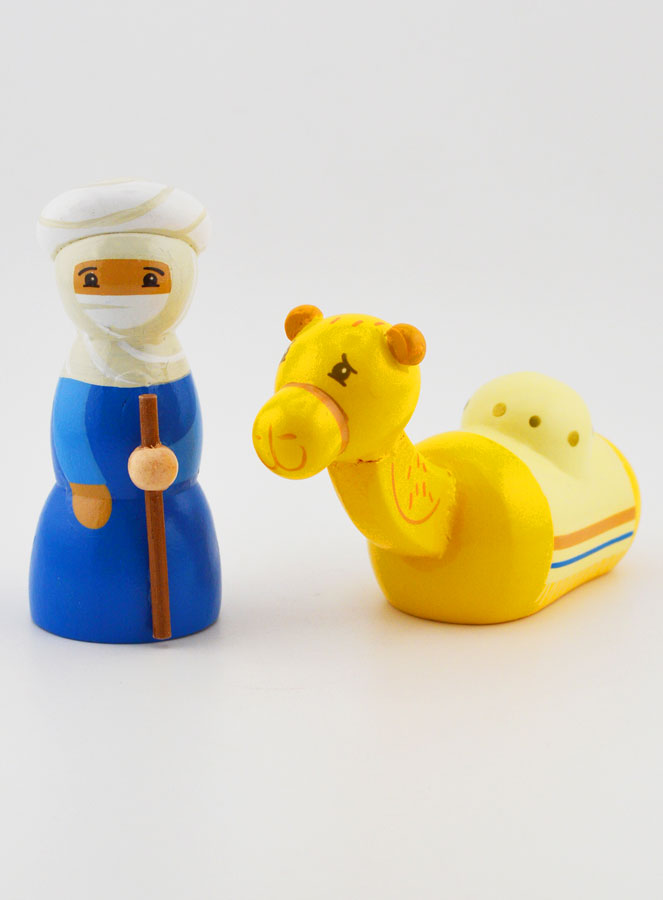 Crèche de Noël - Chamelier et Son Chameau (pic 1)