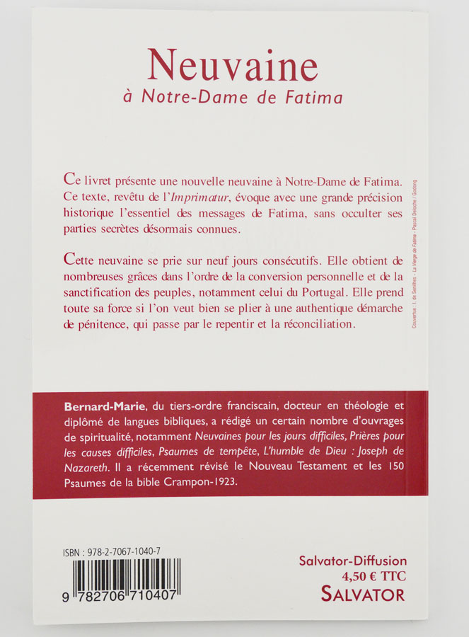 Livret de Neuvaine - Neuvaine à Notre Dame de Fatima (pic 2)