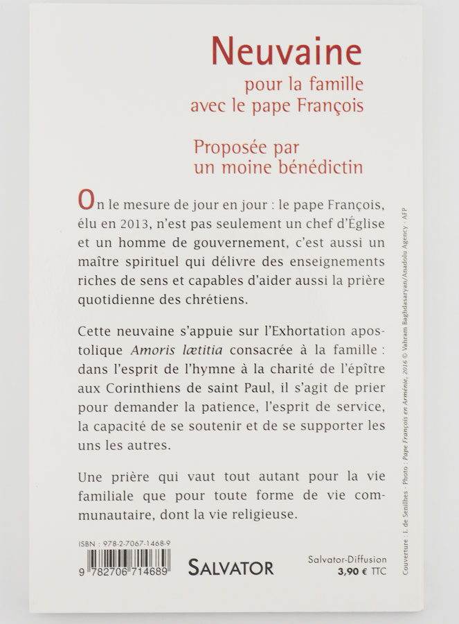 Livret de Neuvaine Pour la Famille Avec le Pape François (pic 2)