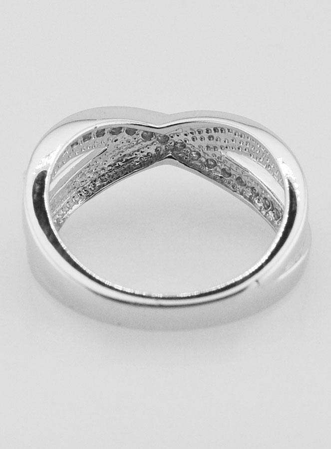 Bague Anneau Fiançailles T54 Argent Massif (pic 4)