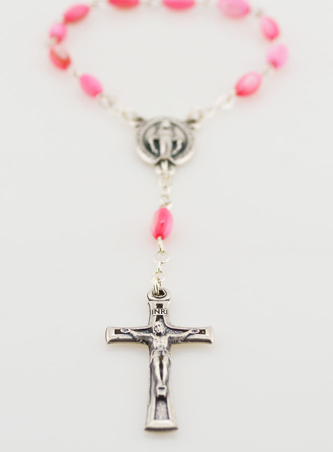 Dizainier en Nacre Vierge Miraculeuse - Rose (pic 2)