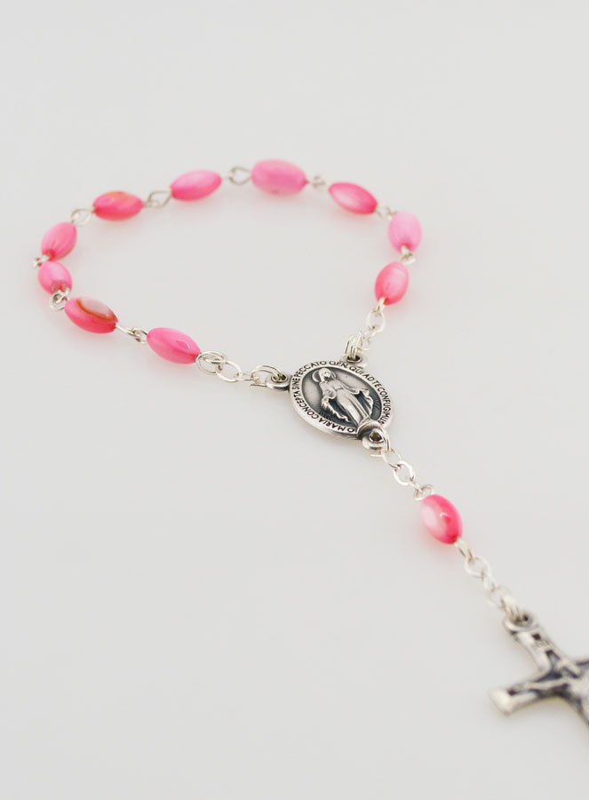 Dizainier en Nacre Vierge Miraculeuse - Rose (pic 3)