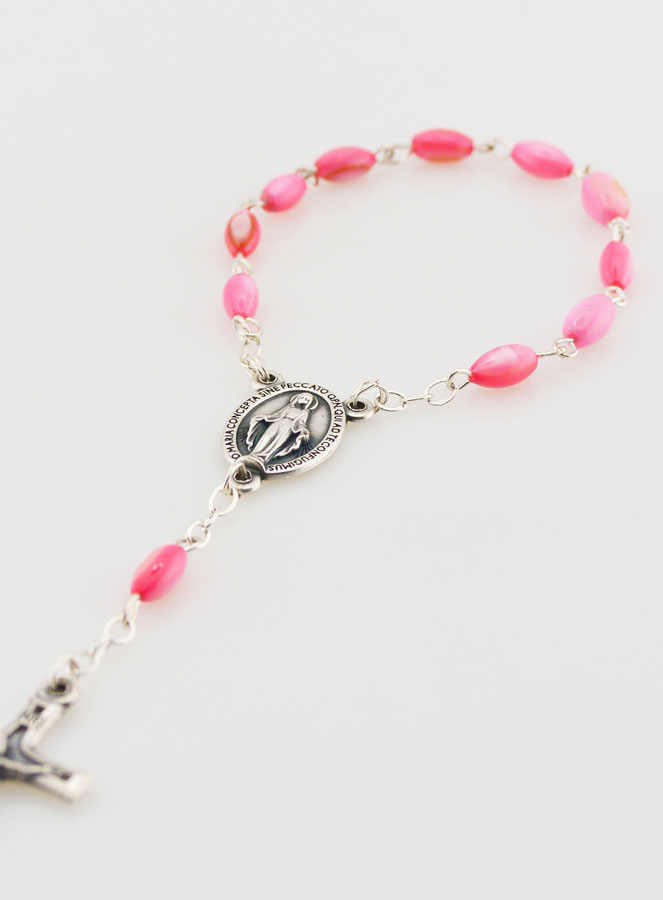 Dizainier en Nacre Vierge Miraculeuse - Rose (pic 4)