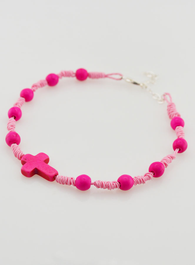 Bracelet Dizainier Enfant - Rose (pic 3)