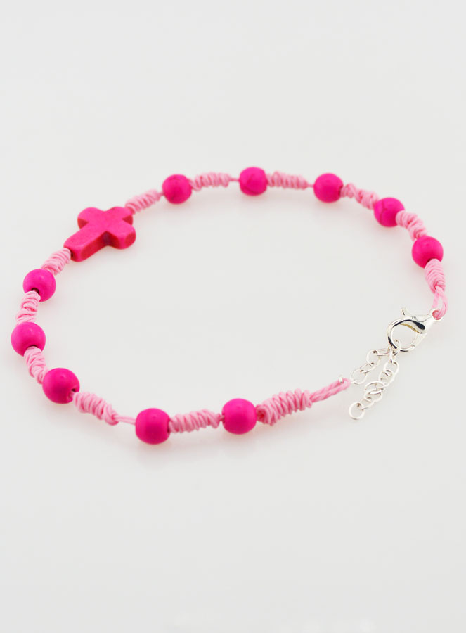 Bracelet Dizainier Enfant - Rose (pic 4)