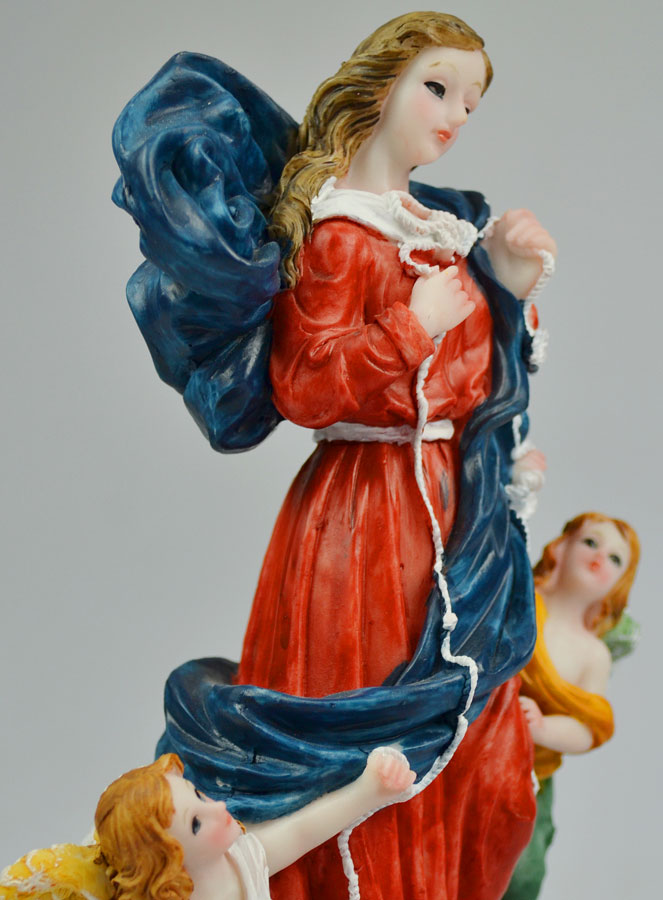 Statue Marie qui Défait les Noeuds - 22cm (pic 4)