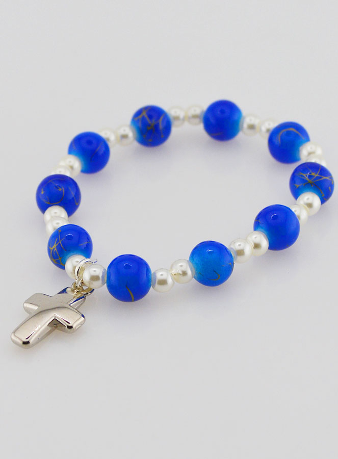 Bracelet Dizainier Enfant - Bleu Foncé (pic 4)
