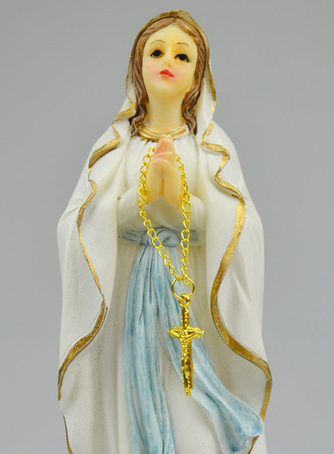Statue Notre Dame de Lourdes - 20cm (pic 3)