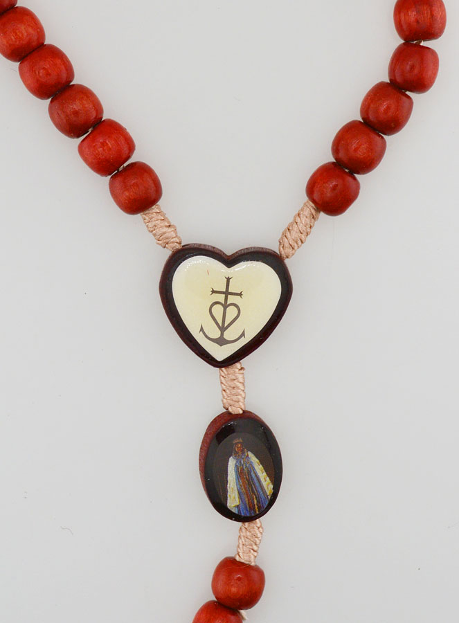 Chapelet Sainte Sara - Grains en Bois (pic 4)