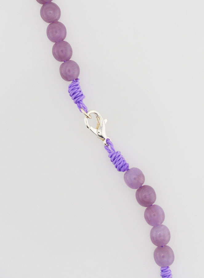 Chapelet Enfant en Perles de Verre - Violet (pic 4)