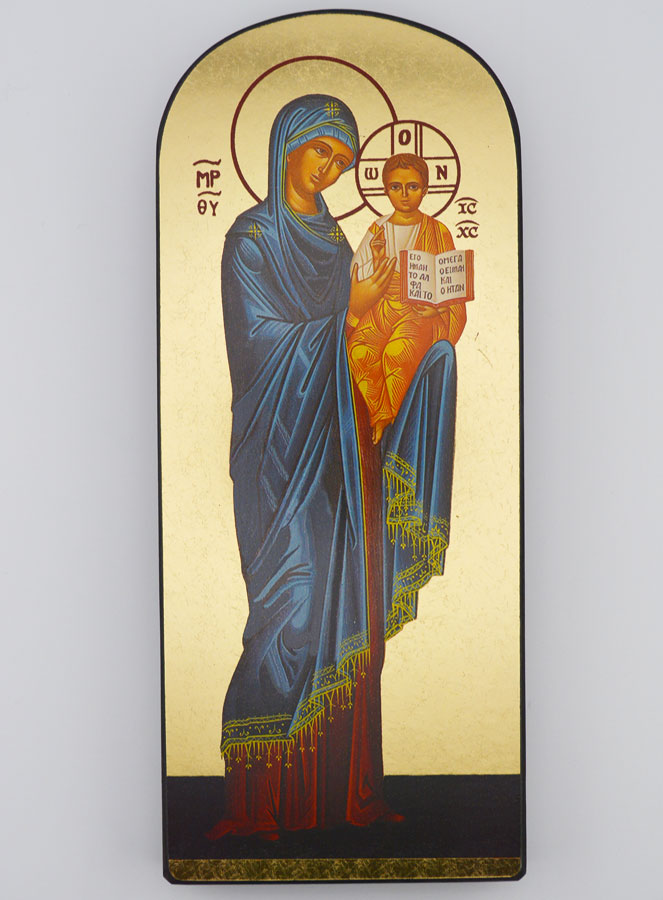 Icône Byzantine Marie Porte du Ciel - 23cm (pic 1)