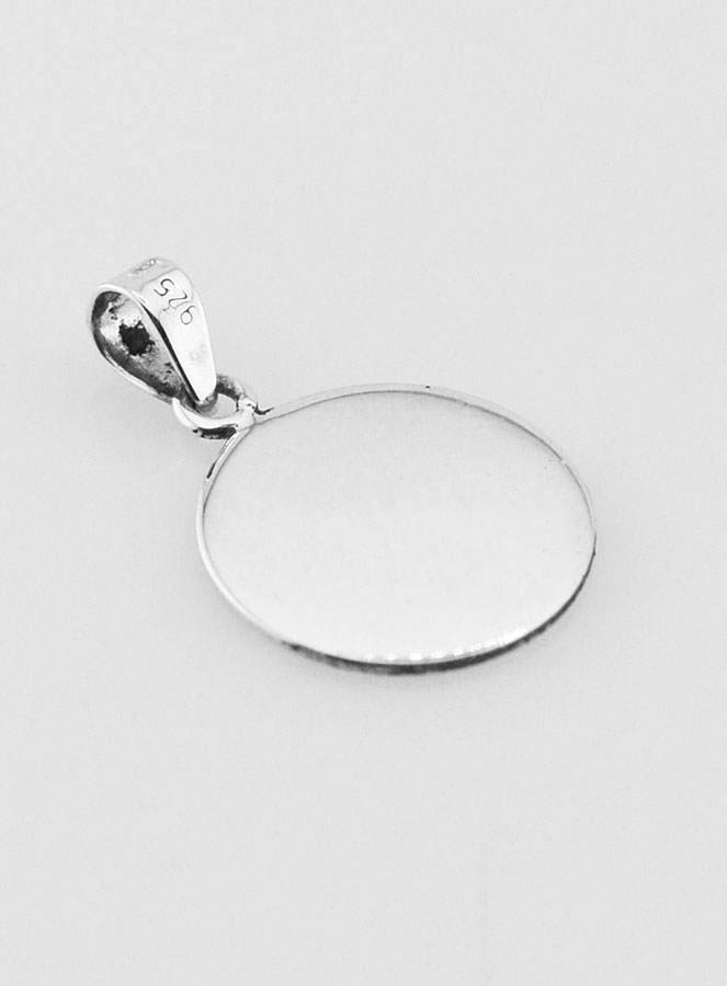Médaille Vierge à l'Enfant Ajourée - 13mm (pic 4)