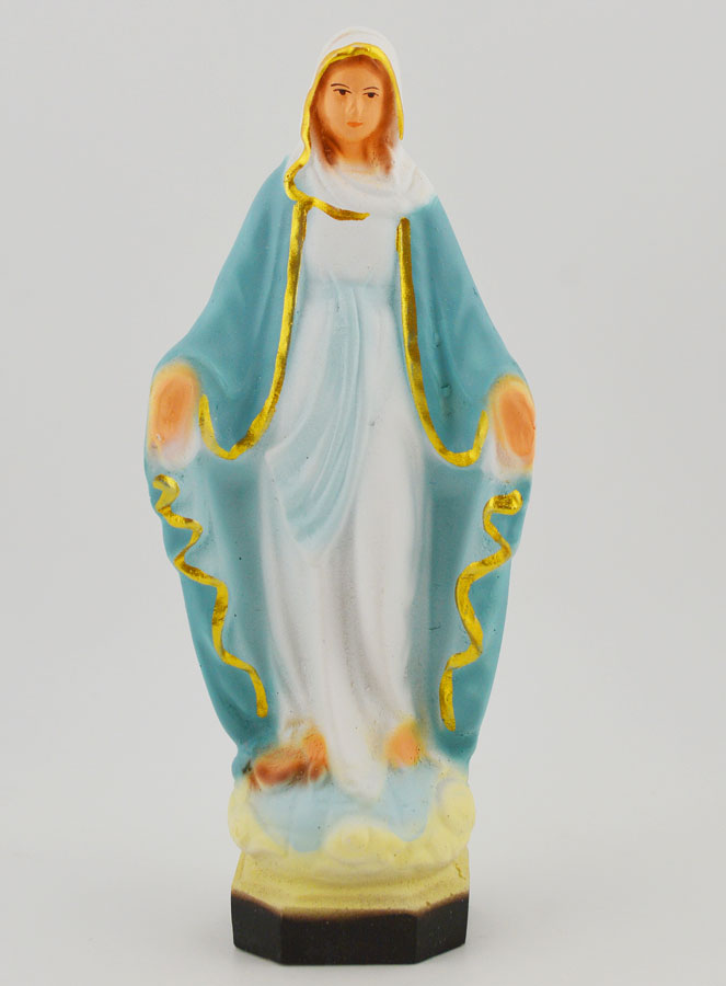 Statue Religieuse Vierge Marie Miraculeuse 13cm (pic 1)