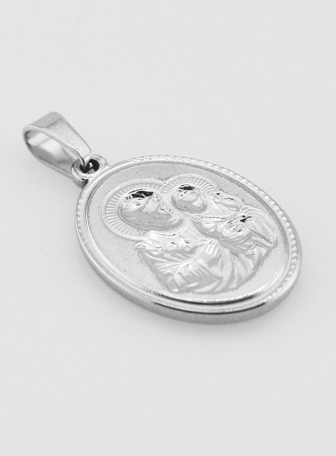 Médaille Saint Joseph en Inox - 21mm (pic 4)