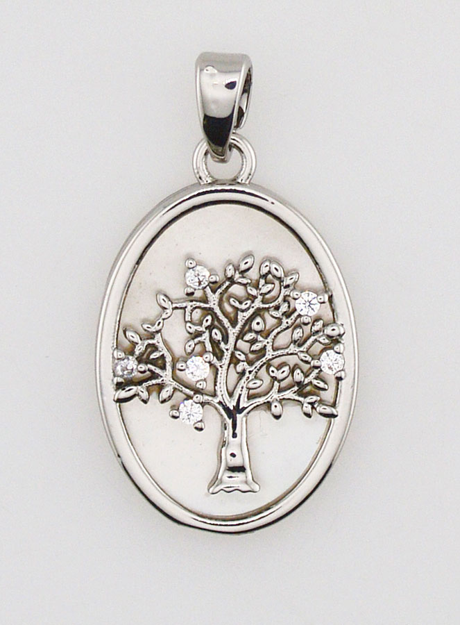 Pendentif en Nacre - Arbre de Vie (pic 1)