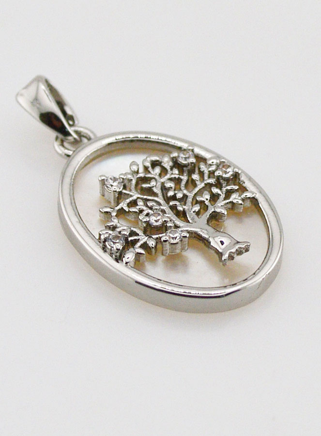 Pendentif en Nacre - Arbre de Vie (pic 3)