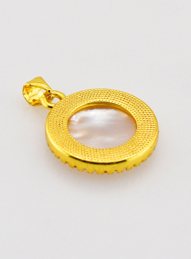 Pendentif en Nacre Ex-Voto 22mm (pic 4)