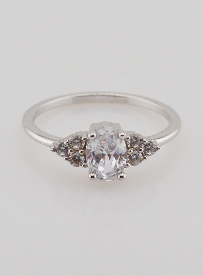 Bague Trilogie en Argent Massif - T56 (pic 1)