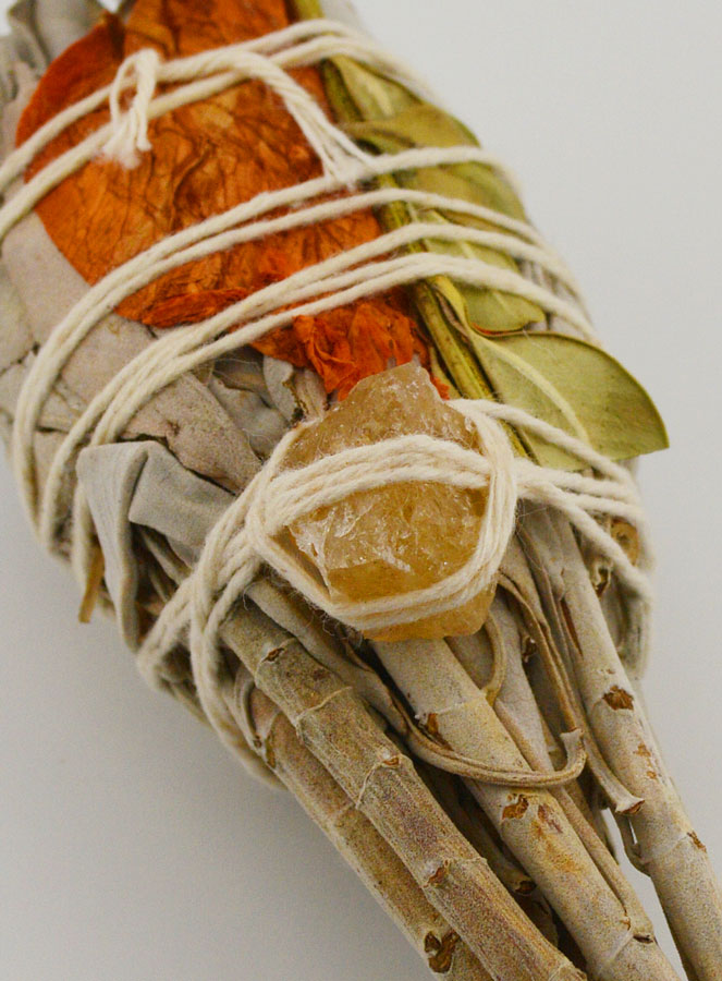 Smudge Torche de Sauge Blanche & Citrine (pic 4)