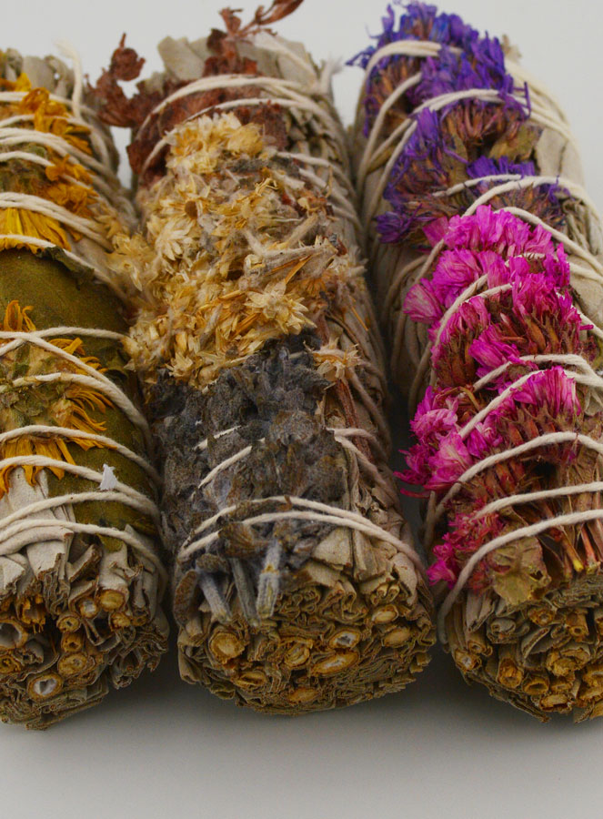 Set de 3 Smudges de Sauge & Pétales Douceur (pic 4)