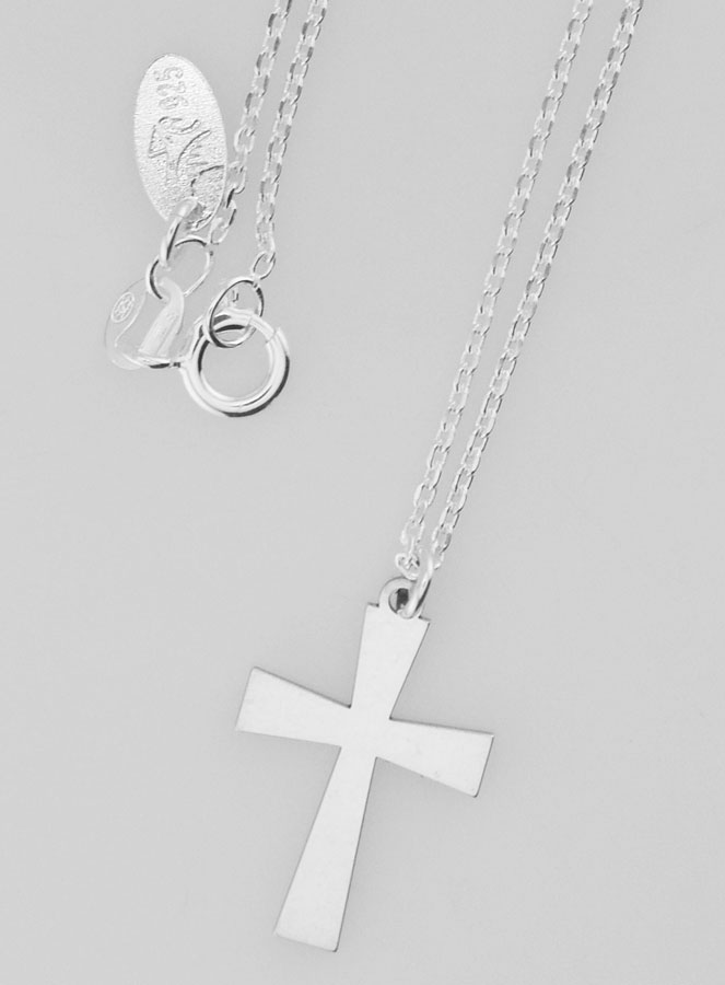 Collier Religieux & Croix - Argent 925/1000 (pic 4)