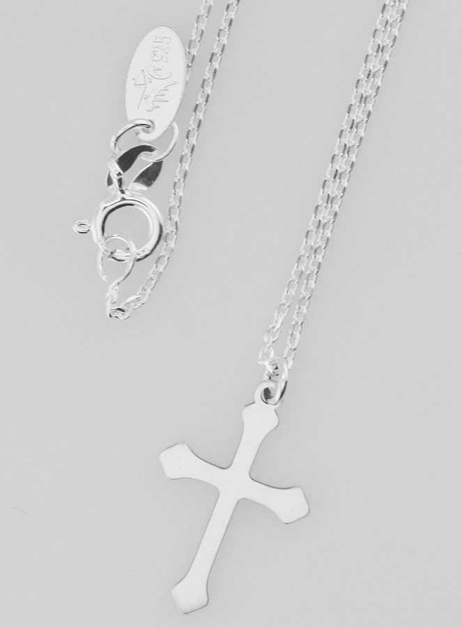 Collier Religieux & Croix - Argent 925/1000 (pic 4)