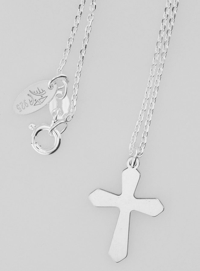 Collier Religieux & Croix - Argent 925/1000 (pic 4)