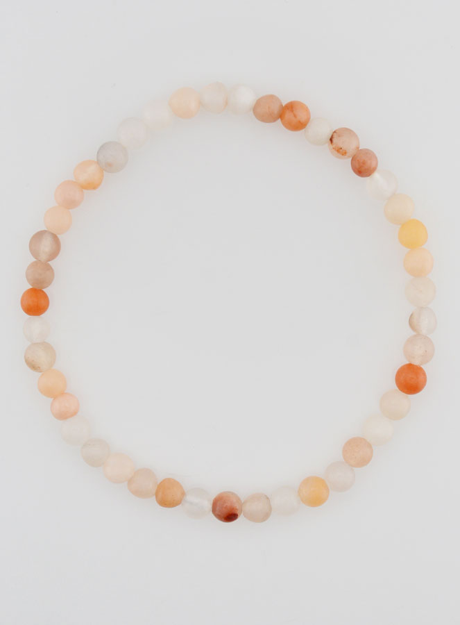 Bracelet en Pierre Naturelle d'Aventurine Pêche - 4mm (pic 1)